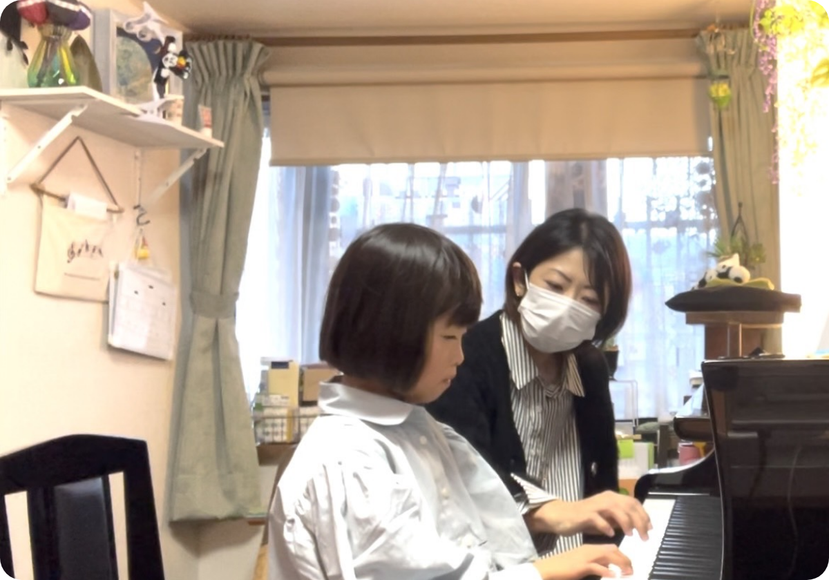 いちかわピアノ教室 シルクスクリーン・モーツァルト・ピアノ